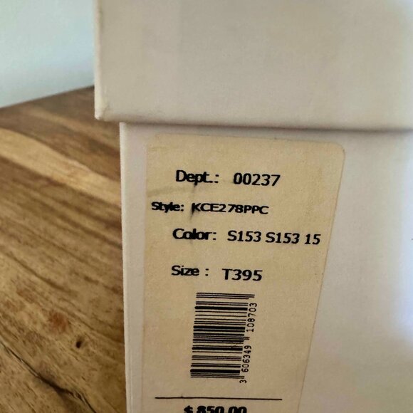 DIOR Paradis Python Embossed Leather Sandals Heels 39.5 - Picture 6 of 6